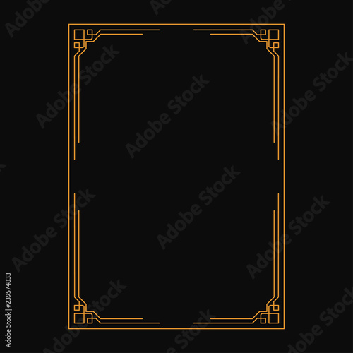 vector image,on black background, decorative