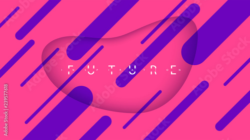 Creative geometric shapes wallpaper. Minimal geometric lines composition. Vector EPS 10