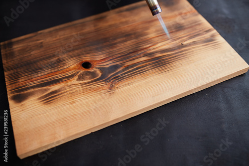 Old wood board