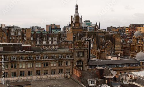 Historic rooftops of Glasgow city centre