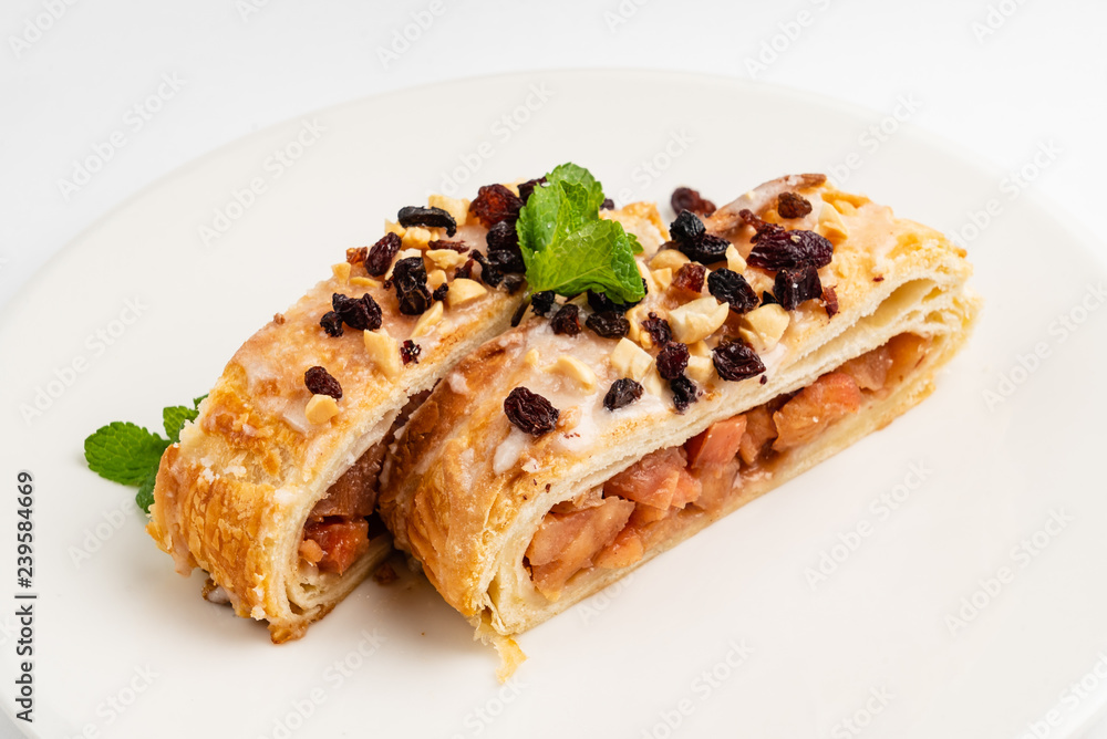 strudel with apple strudel with apple