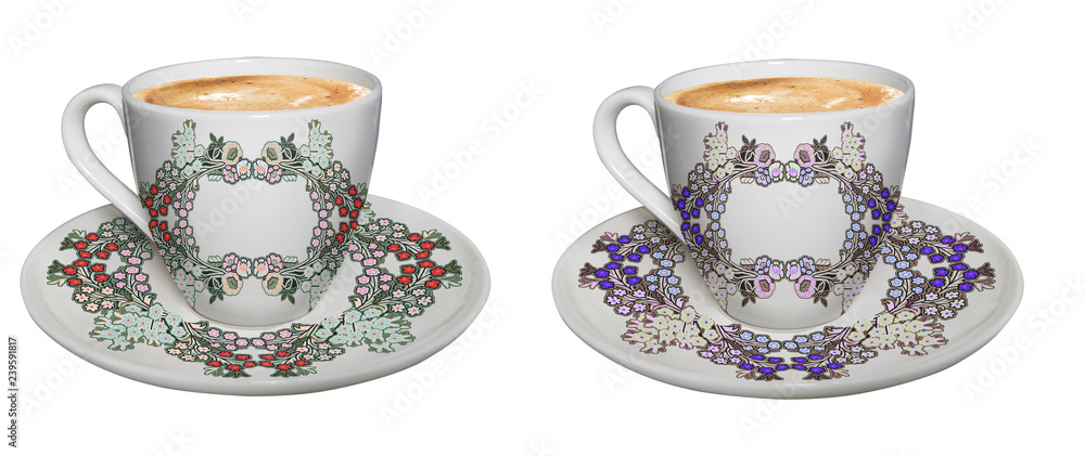 Tasse Et Soucoupe Maxwell & Williams Tasse à Café Tasse à Thé Wildwood