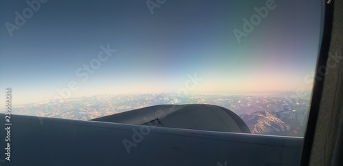 airplane window sight