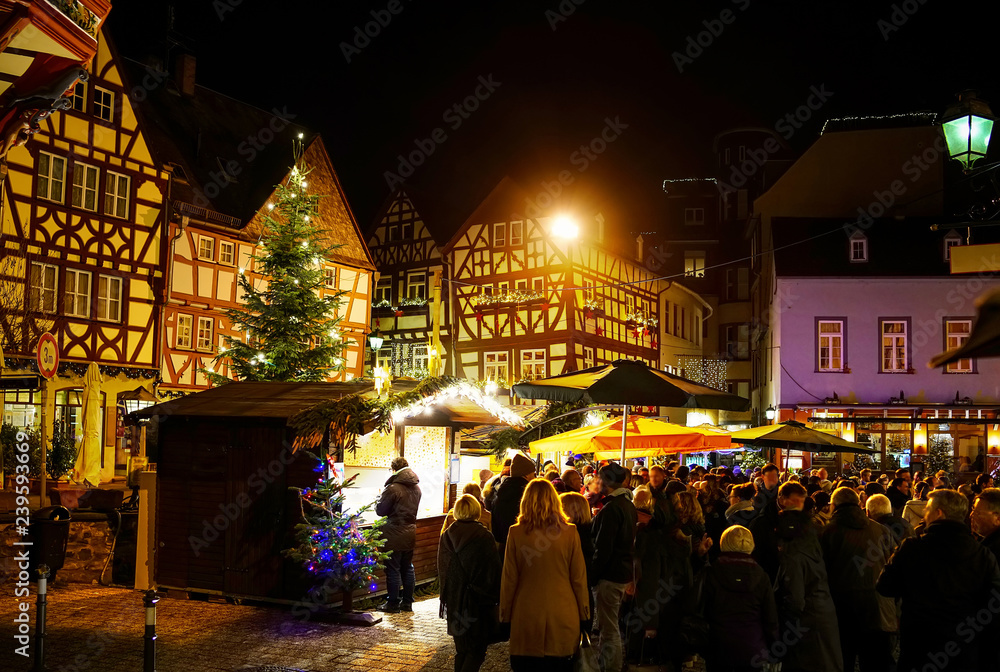 Limburg an der Lahn, Weihnachtsmarkt in der Altstadt