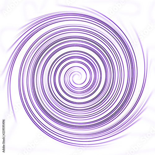 Spiral circle swirl effect purple