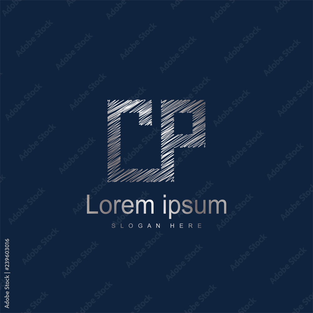 Initial Letter CP logo Template Vector Design Initial Letter CP logo Template Vector Design