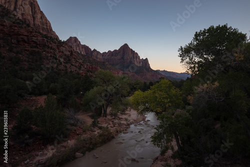 Zion Canyon Landscape