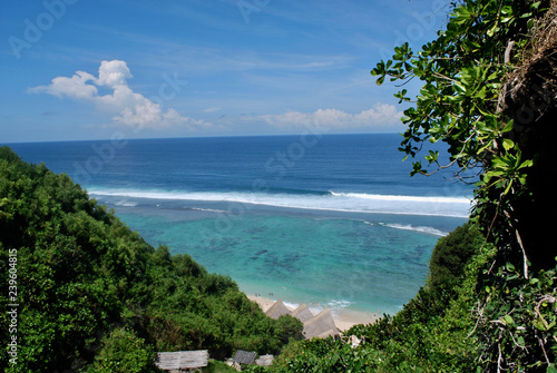 Beach landscape in Bali, Indonesia 