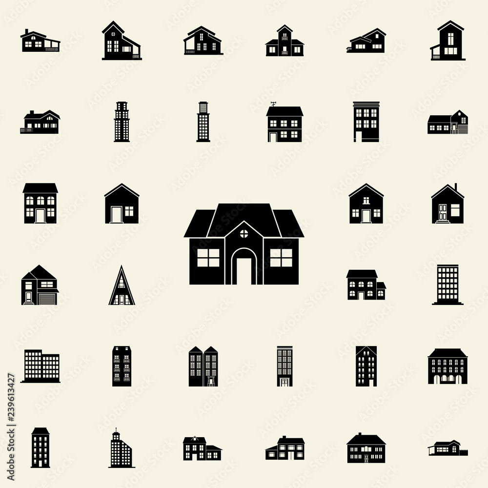 mansion icon. house icons universal set for web and mobile