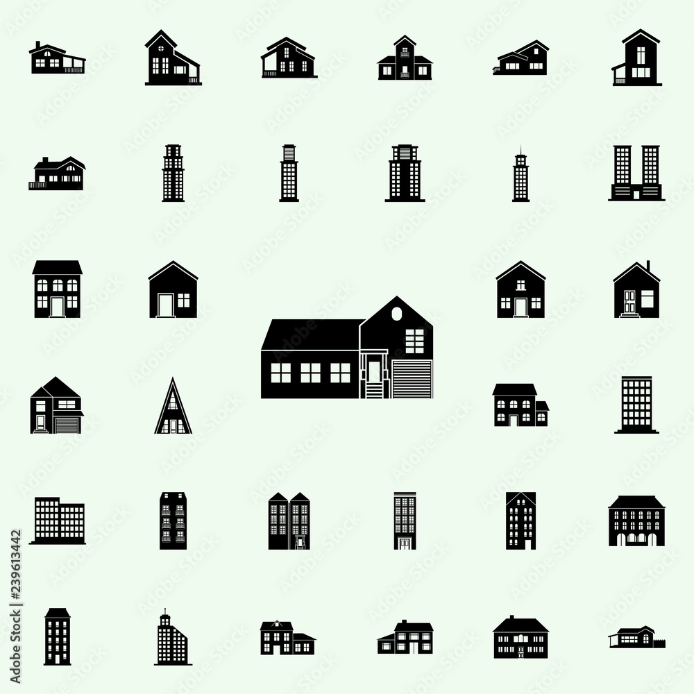house with garage icon. house icons universal set for web and mobile house with garage icon. house icons universal set for web and mobile