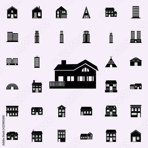 farm house icon. house icons universal set for web and mobile