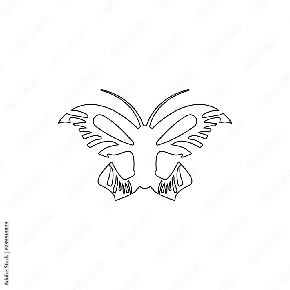 butterfly icon. Element of insect for mobile concept and web apps icon. Thin line icon for website design and development, app development butterfly icon. Element of insect for mobile concept and web apps icon. Thin line icon for website design and development, app development