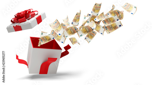 open christmas present with...