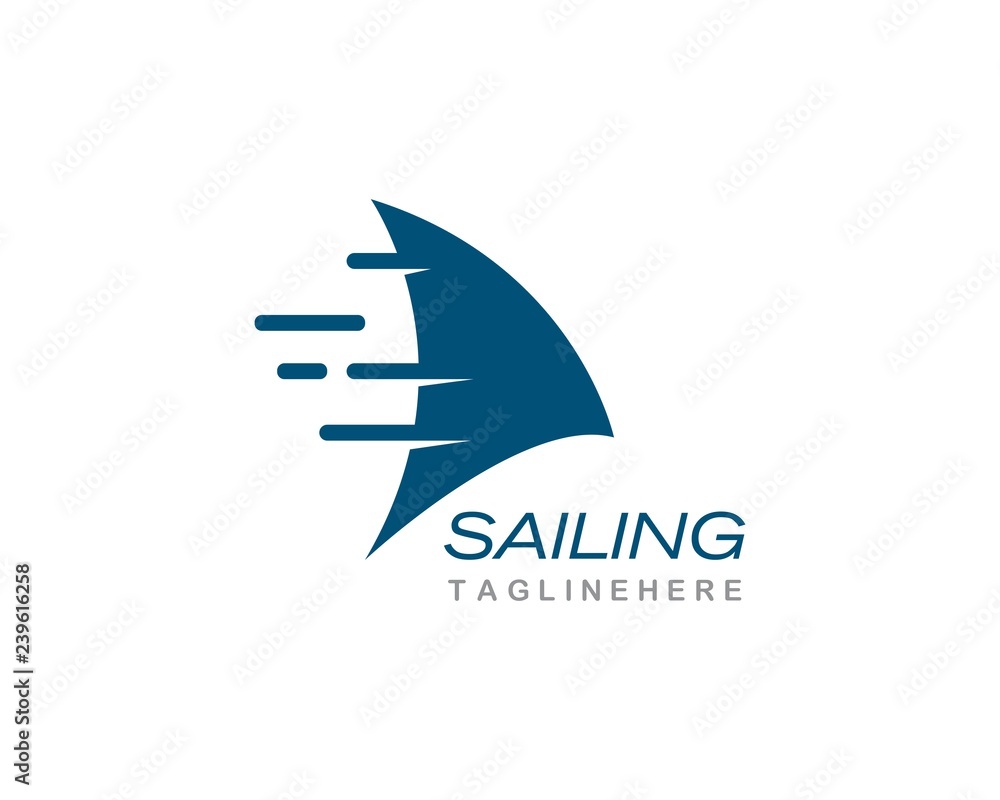 Sailing boat logo Sailing boat logo