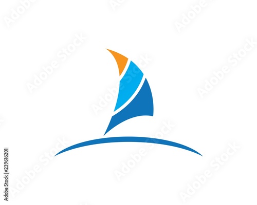 Sailing boat logo