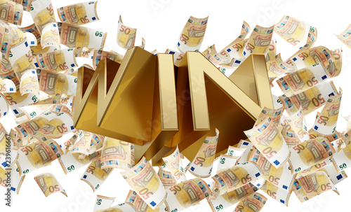 bold letters win with 50 eu...