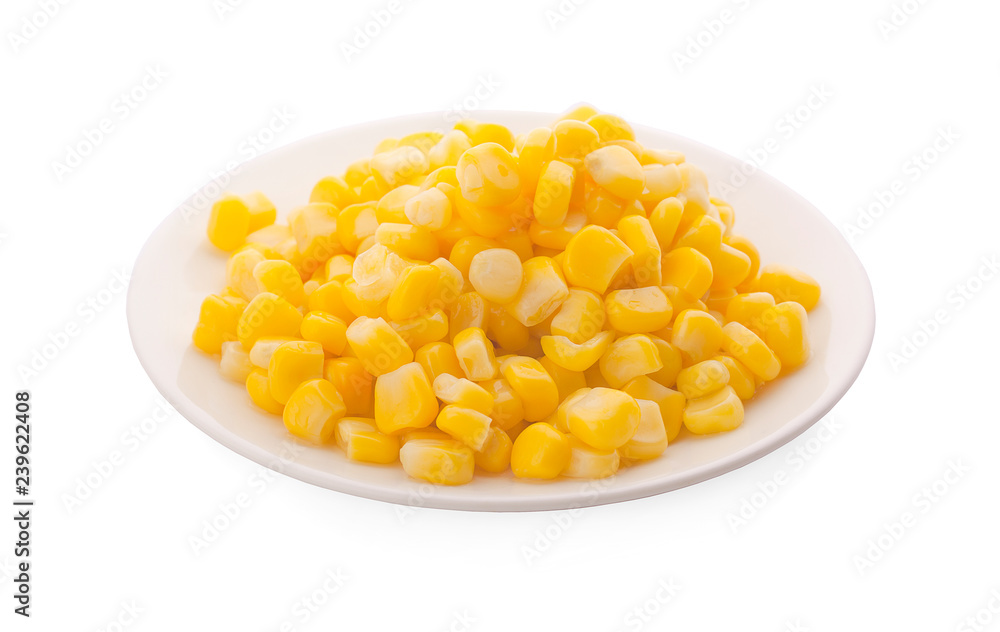 sweet corn isolated on white background sweet corn isolated on white background