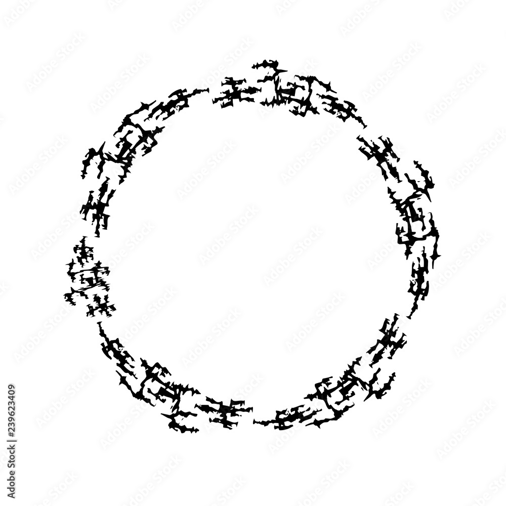 Abstract vector design element isolated on white. Abstract vector design element isolated on white.
