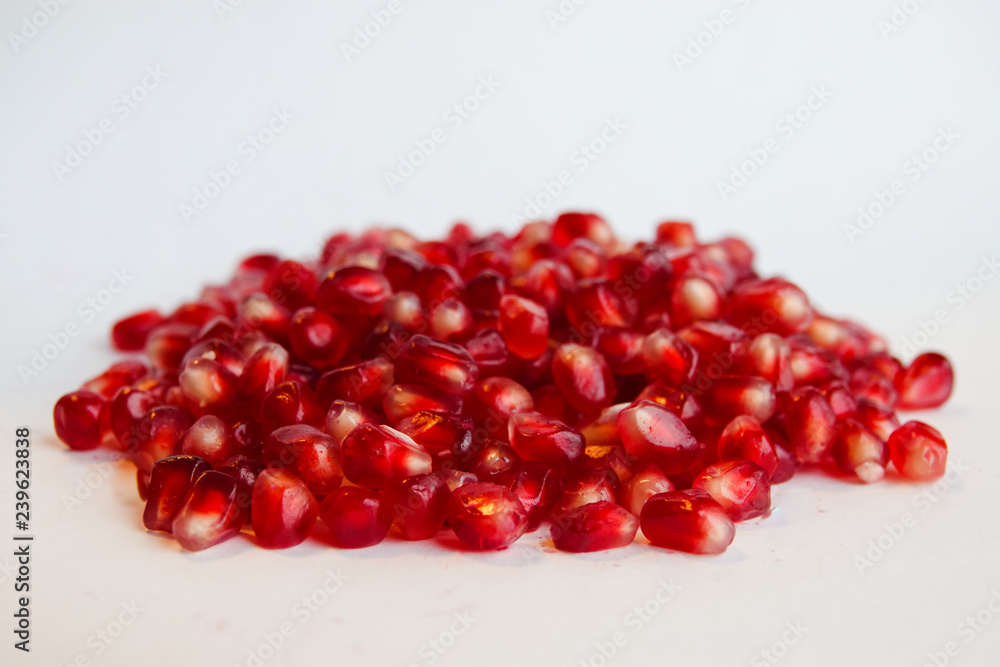pomegranate isolated on white background pomegranate isolated on white background