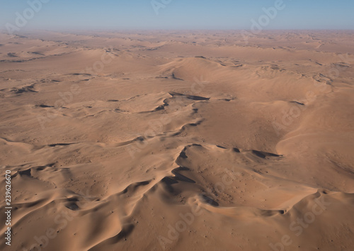 Aerial views over Namib Desert and Swakopmund  Namibia