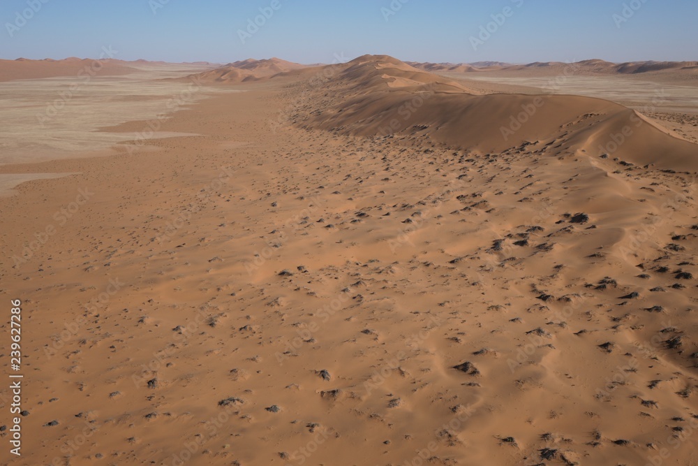 Aerial views over Namib Desert and Swakopmund, Namibia Aerial views over Namib Desert and Swakopmund, Namibia