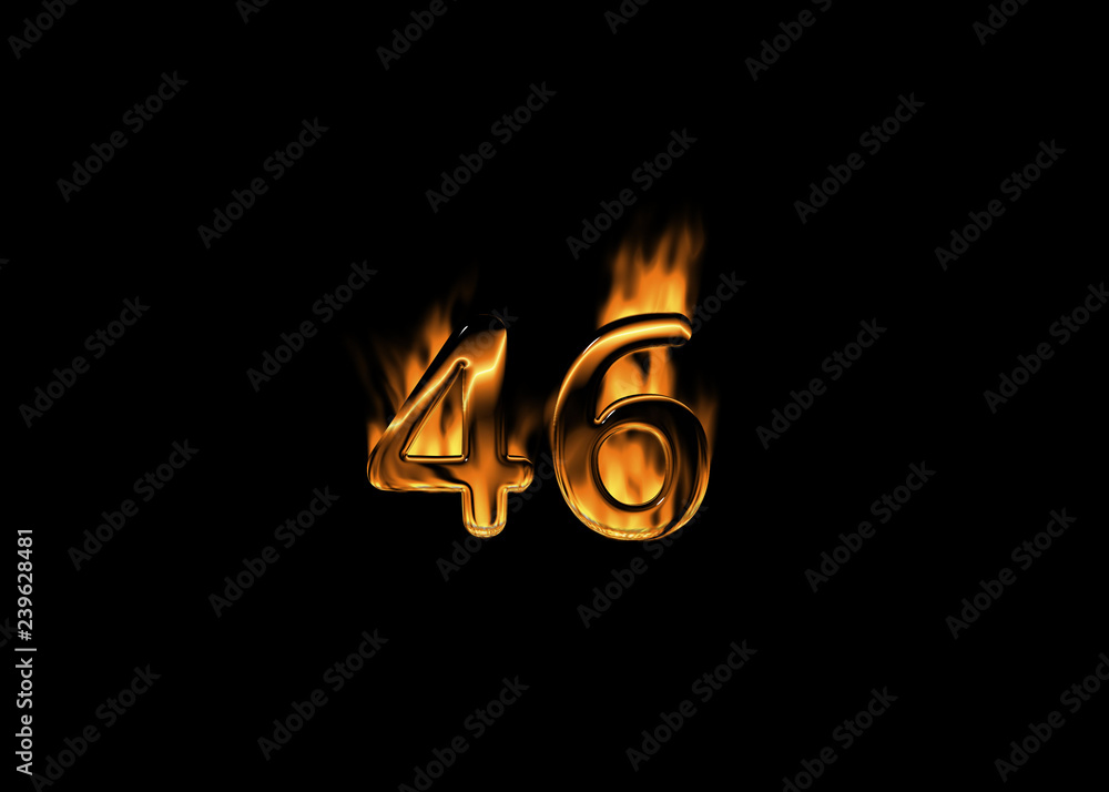 Number 46 | Premium Photo #Freepik #photo #gold #number #font #3d | Numbers  typography, Lucky wallpaper, 3d wallpaper for mobile