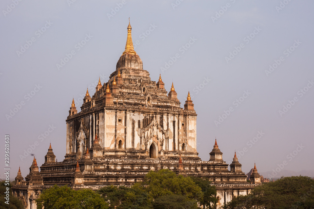 Buddhist pagoda in Bagan, Myanmar. Bagan old town. Buddhist pagoda in Bagan, Myanmar. Bagan old town.