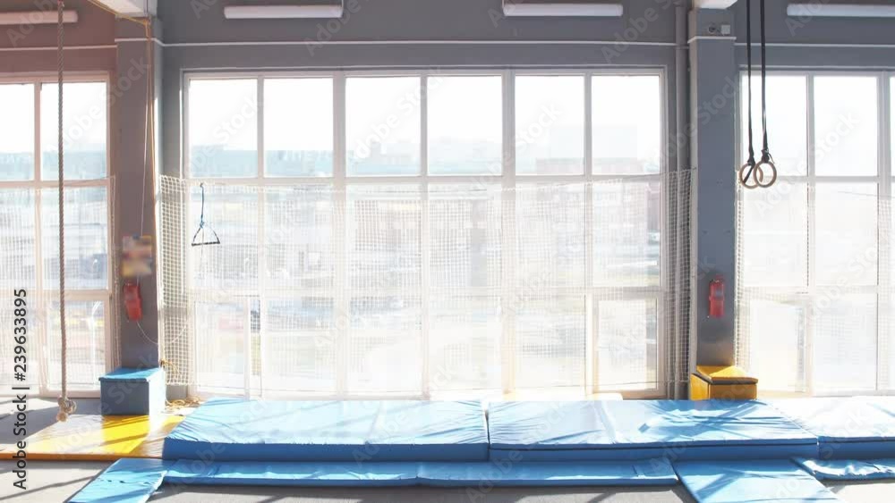 Brave strong man jumping upside down. Dangerous sport. sport. active life, healthy lifestyle.