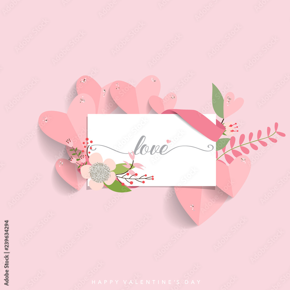 Valentines day background design. Vector illustration Valentines day background design. Vector illustration