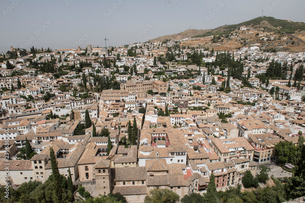 City View From Alhambra Palace