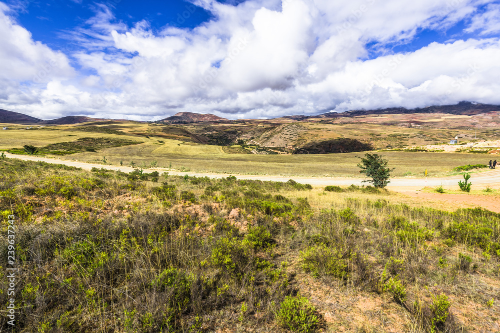 Obraz premium Road to Peruvian Andes