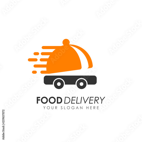 food delivery logo design