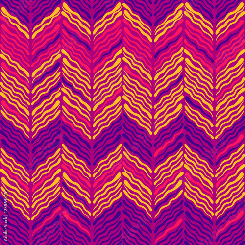 Abstract Ikat and boho style handcraft fabric pattern. Traditional Ethnic design for clothing and textile background, carpet or wallpaper