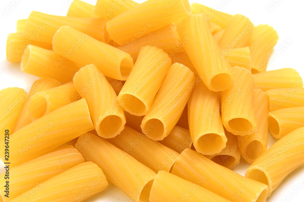 Pasta macaroni on white background Pasta macaroni on white background