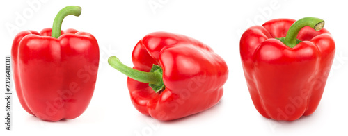 Canvas Print Pepper Isolated on white