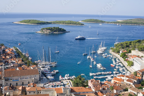 View of the city of Hvar, Croatia