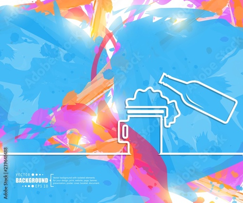 Abstract creative concept vector line draw background for web, mobile app, illustration template design, business infographic, page, brochure, banner, presentation, poster, cover, booklet, document.