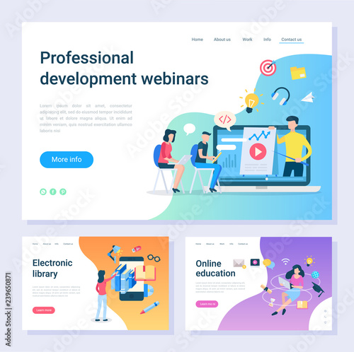 Development Webinar, Electronic Library Web Pages