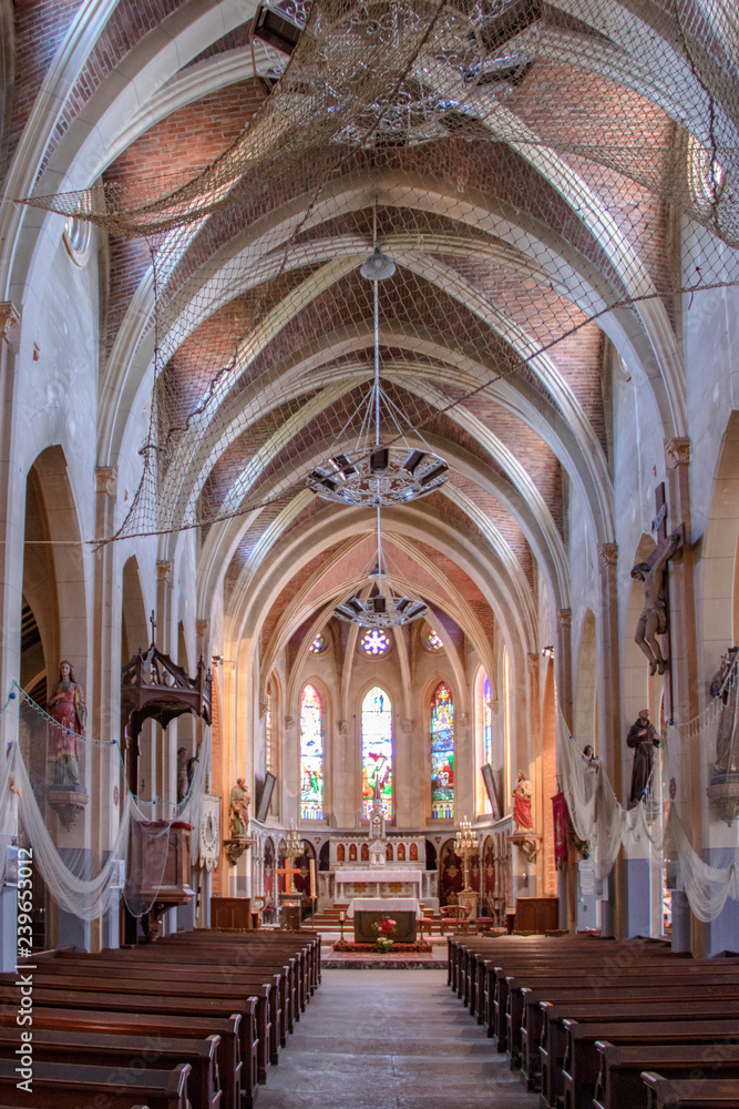 Le Crotoy - Chœur de l'église saint Pierre - Somme. Picardie. Haut de France