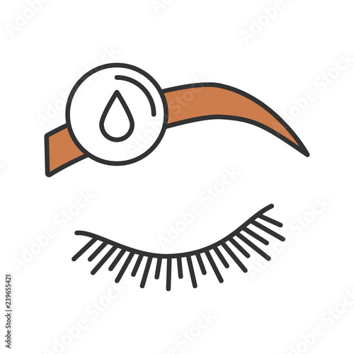 Makeup removal color icon