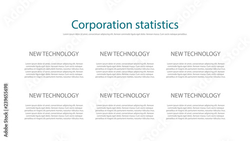 Poster infographics information business modern design set proposal advert