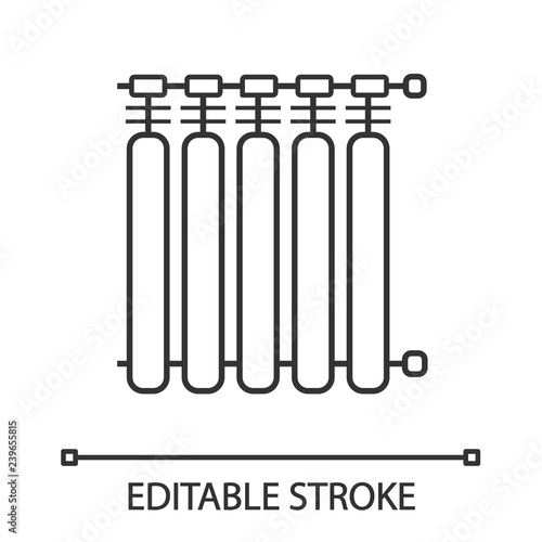 Radiator linear icon