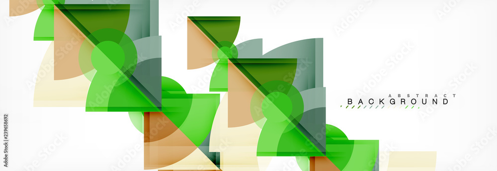 Modern geometric abstract background Modern geometric abstract background