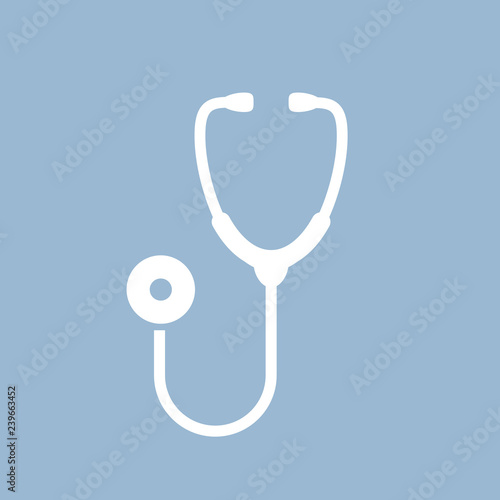 Doctor stethoscope vector icon