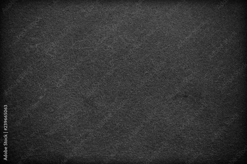 Fototapeta premium Dark grey black slate background or texture.