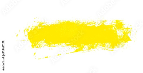 Unordentlicher handgemalter gelber Hintergrund Banner