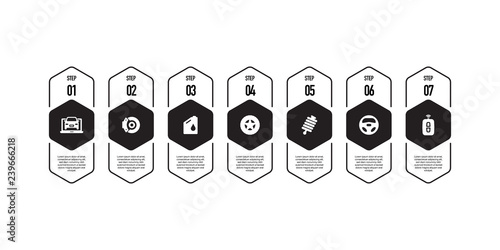 CAR SERVICE INFOGRAPHIC CONCEPT