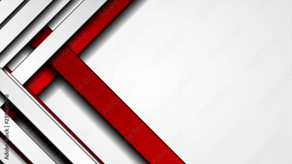 Red and grey stripes abstract tech corporate motion graphic design. Seamless looping. Video animation Ultra HD 4K 3840x2160 Red and grey stripes abstract tech corporate motion graphic design. Seamless looping. Video animation Ultra HD 4K 3840x2160