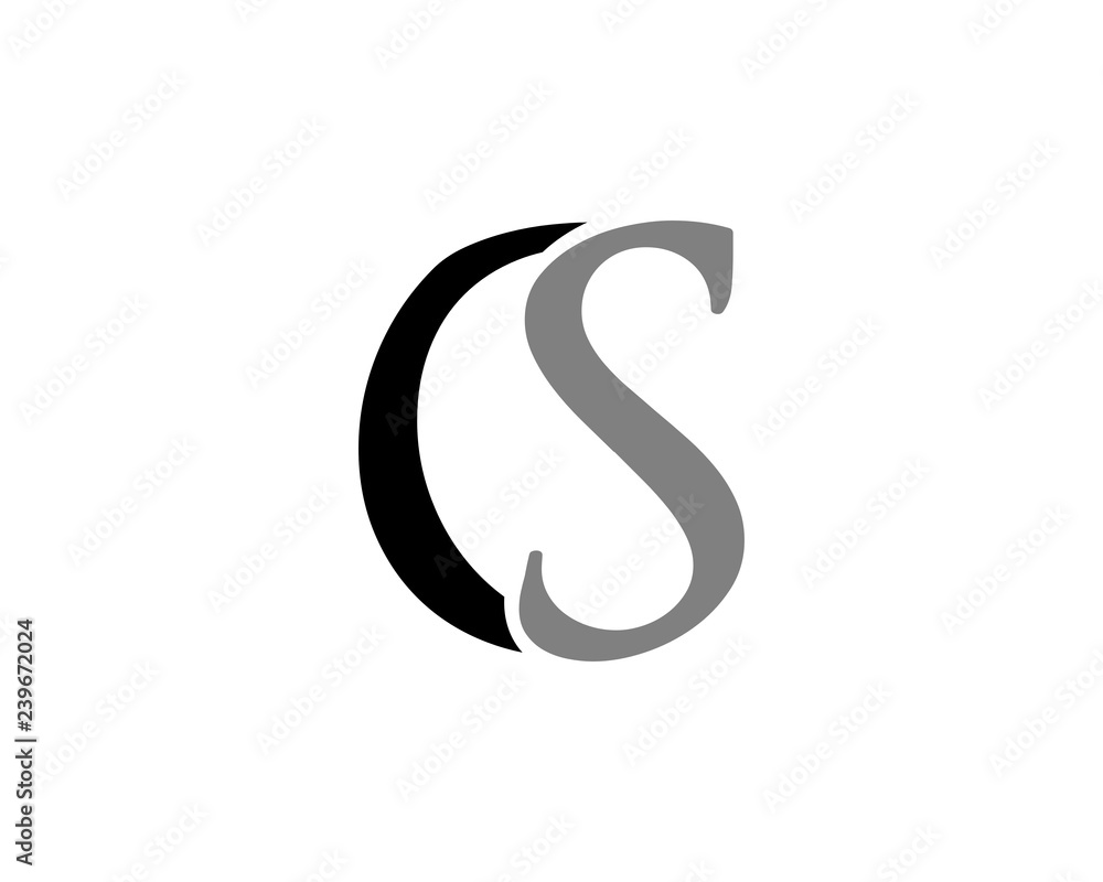 CS Letter Logo Design Template Element Vector CS Letter Logo Design Template Element Vector