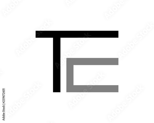Initial Letter TE Design Logo Vector © isnastock